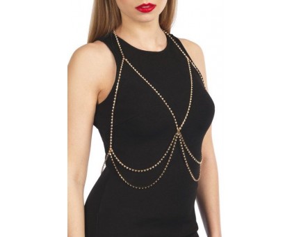 Золотистое украшение на тело BIJOUX DE CORPS JADE OR