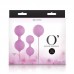 Набор розовых вагинальных шариков Luxe O  Weighted Kegel Balls