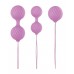 Набор розовых вагинальных шариков Luxe O  Weighted Kegel Balls