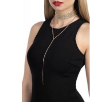 Золотистое украшение на шею COLLIER EMMA OR