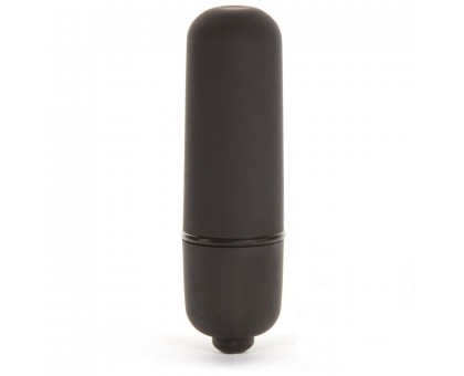 Черная вибропуля X-Basic Bullet Mini One Speed - 5,9 см.