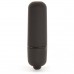 Черная вибропуля X-Basic Bullet Mini One Speed - 5,9 см.