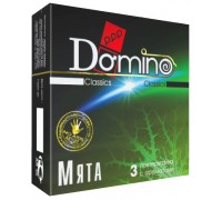Ароматизированные презервативы Domino  Мята  - 3 шт.