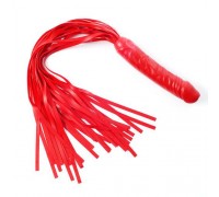 Красная многохвостая плеть  Ракета  - 60 см.