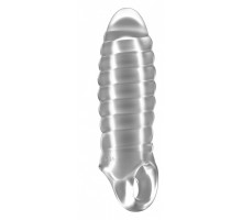 Прозрачная насадка на пенис закрытого типа N 36 Stretchy Thick Penis Extension - 15,2 см.