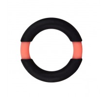 Черно-оранжевое эрекционное кольцо на пенис Neon Stimu