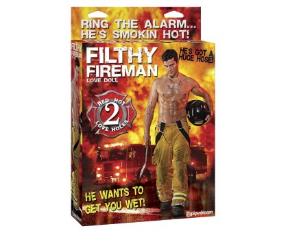 Надувная секс-кукла пожарник Filthy Fireman Love Doll