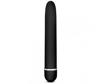 Черный классический вибратор Luxuriate - 17,8 см.