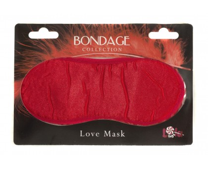 Красная маска на глаза BONDAGE