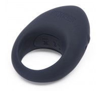 Тёмно-синее эрекционное кольцо Release Together USB Rechargeable Cock Ring