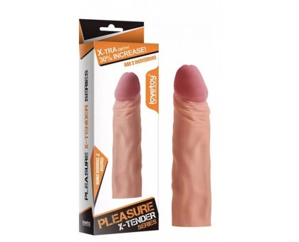 Насадка-фаллоимитатор Super-Realistic Penis - 18,5 см.