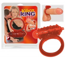 Красное эрекционное виброкольцо Vibro Ring Red