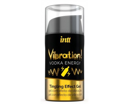 Жидкий интимный гель с эффектом вибрации Vibration! Vodka Energy - 15 мл.