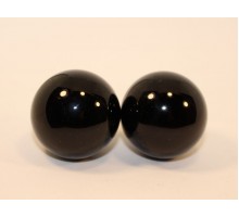 Чёрно-белые вагинальные шарики со смещенным центром тяжести