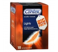 Особо тонкие презервативы Contex Lights - 18 шт.