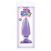 Фиолетовая средняя анальная пробка Jelly Rancher Pleasure Plug Medium - 12,7 см.