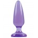 Фиолетовая средняя анальная пробка Jelly Rancher Pleasure Plug Medium - 12,7 см.