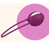 Фиолетовый вагинальный шарик Smartballs Uno
