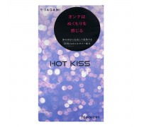 Презервативы с разогревающей смазкой Hot Kiss - 10 шт.