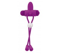 Утягивающее лассо фиолетового цвета Tentacle Cockring