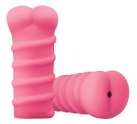 Розовый мастурбатор-анус из мягкого силикона Dat ASS