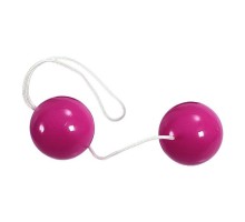 Фиолетовые вагинальные шарики на мягкой сцепке