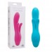 Голубой вибратор INDULGENCE Frolic Bunny - 18,5 см.