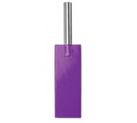 Фиолетовая прямоугольная шлёпалка Leather Paddle - 35 см.