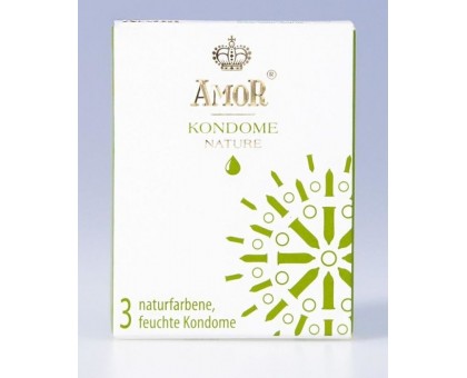 Классические презервативы AMOR Nature - 3 шт.
