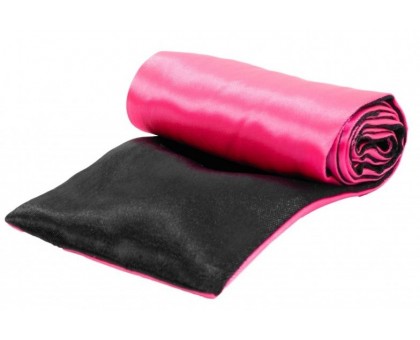 Черно-розовая атласная лента для связывания - 1,4 м.