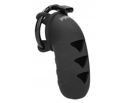 Черный мужской пояс верности Cock Cage Model 08 Chastity 4.2