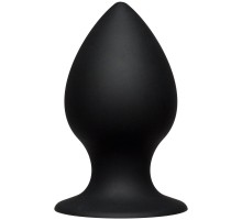 Чёрная анальная пробка Kink Ace Silicone Plug 4  - 10,16 см.