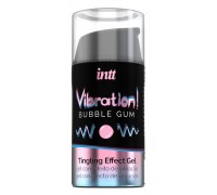 Жидкий интимный гель с эффектом вибрации Vibration! Bubble Gum - 15 мл.