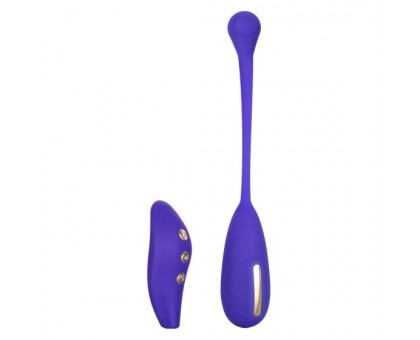 Фиолетовый шарик с электростимуляцией и вибрацией Intimate E-Stimulator Remote Kegel Exerciser