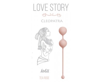 Розовые вагинальные шарики Cleopatra Tea Rose