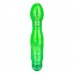 Зеленый вибратор с блёстками Twinkle Teaser - 16 см.