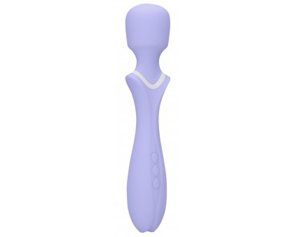 Фиолетовый вибромассажер-жезл Jiggle