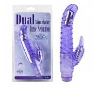 Фиолетовый вибростимулятор Dual Stimulator Curve Seduction