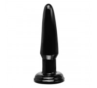 Черная анальная пробка Beginner s Butt Plug - 10,9 см.