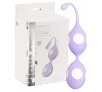 Фиолетово-белые вагинальные шарики Play Candy Beanz 