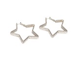 Серьги-звездочки с кристаллами Diamond Star