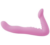 Розовый безременной фаллоимитатор-страпон 8  Strapless Strap-On - 20,3 см.