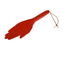 Красная хлопалка-ладошка - 35 см.