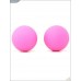 Металлические вагинальные шарики с розовым силиконовым покрытием