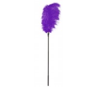 Стек с большим фиолетовым пером Large Feather Tickler - 65 см.