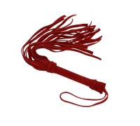 Красная мини-плеть «Королевский велюр» - 40 см.