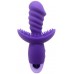 Фиолетовый вибратор INDULGENCE Wild Ride - 16,5 см.