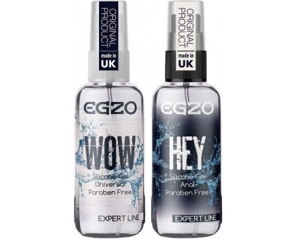 Набор лубрикантов на силиконовой основе Egzo Expert Line - 2 х 50 мл.