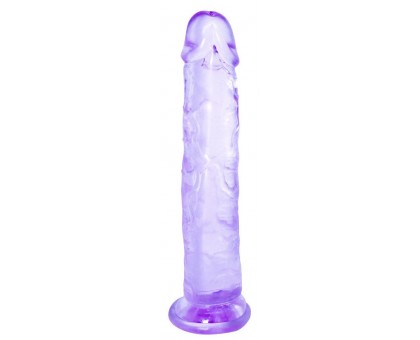 Фиолетовый фаллоимитатор Distortion - 18 см.