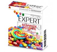 Цветные ароматизированные презервативы Expert  Безумное ассорти  - 3 шт.